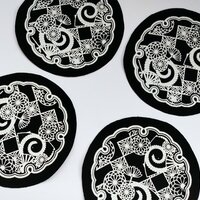 Japanese Crest with Fans & Kiku Flowers Patch - Thumbnail 2