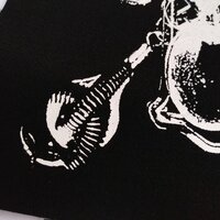 Industrial Mechanical Goth Cross Patch - Thumbnail 2