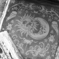 Sun & Moon Skulls Ouija Steampunk Horror Sew-on Back Patches - Thumbnail 7