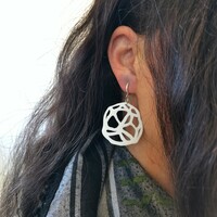 Basket Fungi Earrings - Thumbnail 1