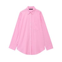 Fashionable casual loose striped single-breasted shirt - Thumbnail 1
