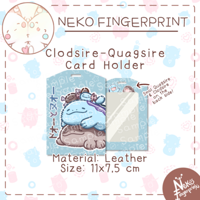 Clodsire - quagsire  id card holder