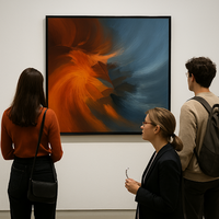 Fire and Ice Abstract - Thumbnail 1