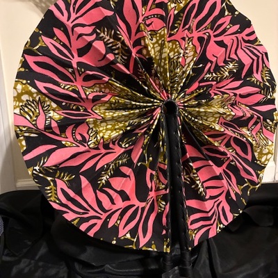 Ankara printed fan xl - Thumbnail 5