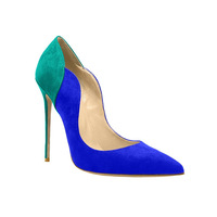 Fashion heels splicing stiletto party shoes for women 5 colors - Thumbnail 9