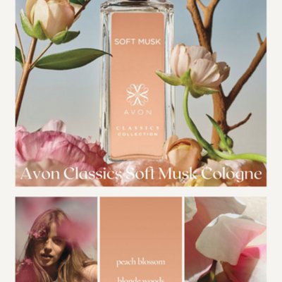 Avon classics soft musk cologne