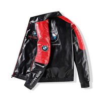 B M W FAUX LEATHER BIKER JACKET  - Thumbnail 1