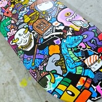 Art Skateboard by Swaggerassic "Yōkai Invasion” - Thumbnail 1