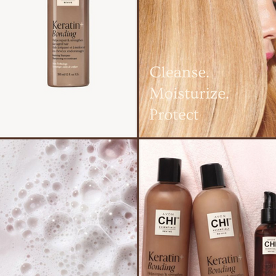 Chi® essentials revive keratin + bonding restoring shampoo - final sale - Thumbnail 1