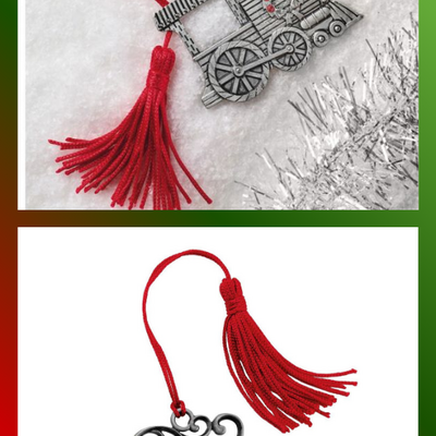 Holiday memories pewter ornament - final sale - Thumbnail 3