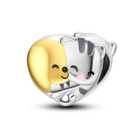 Silver-Plated Animal Bead Charms – DIY Bracelet & Pendant Accessories | Beaded Jewelry Making Supplies - Thumbnail 5