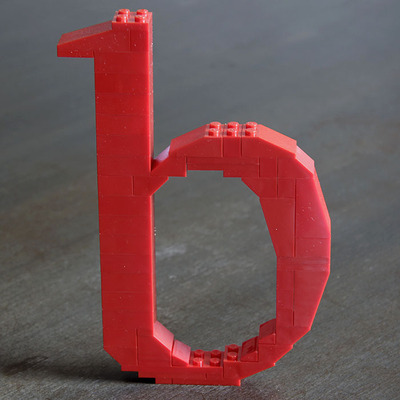 Lego lowercase b (times)