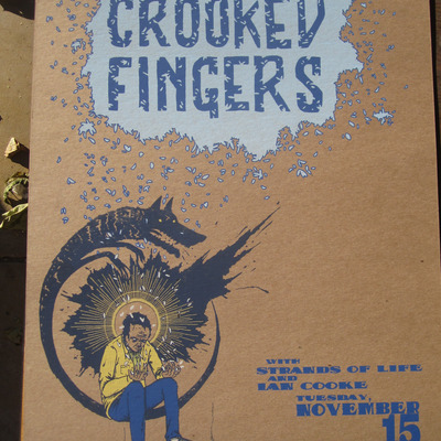 Crooked fingers gigposter
