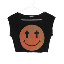 Smiley Crop Top