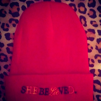 "S(he) Be(lie)ve(d)" Beanie - Thumbnail 2