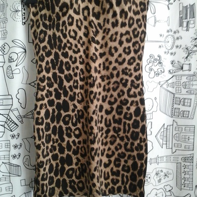 Leopard tubed tunic w cups
