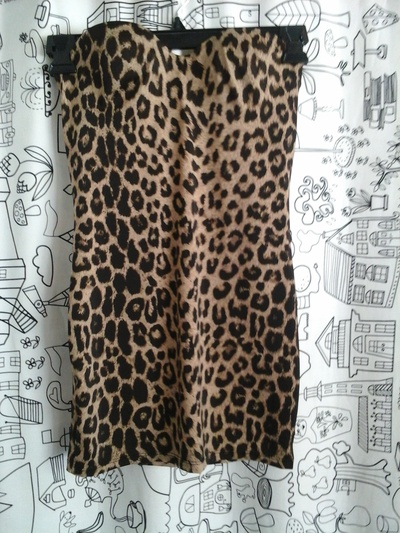 leopard tubed tunic w cups