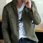 Fashion Korean Style Slim Long Sleeves Causal Shirts 907SJ-JK01-43-Sky Blue-3