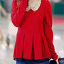 Fashion Round Neck Full Sleeves Shirt FLA1095-6001-32-Red-1