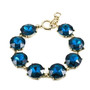 Ocean Blue Gem Link Bracelet  - Thumbnail 1