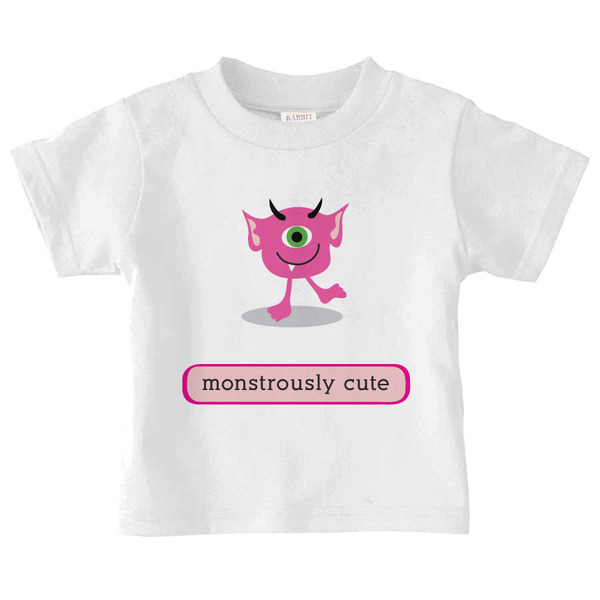 Monstrously Cute Tee - Pink