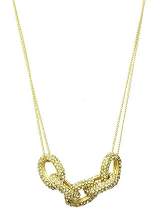 Pave Crystal Link Mini
