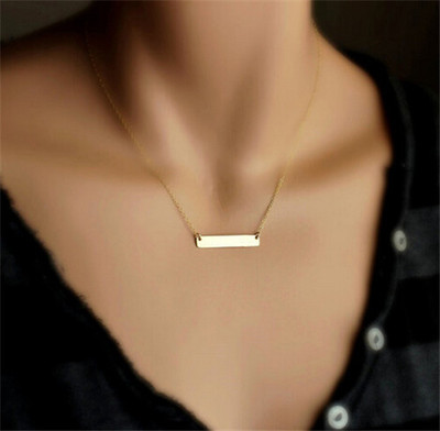 gold bar necklace