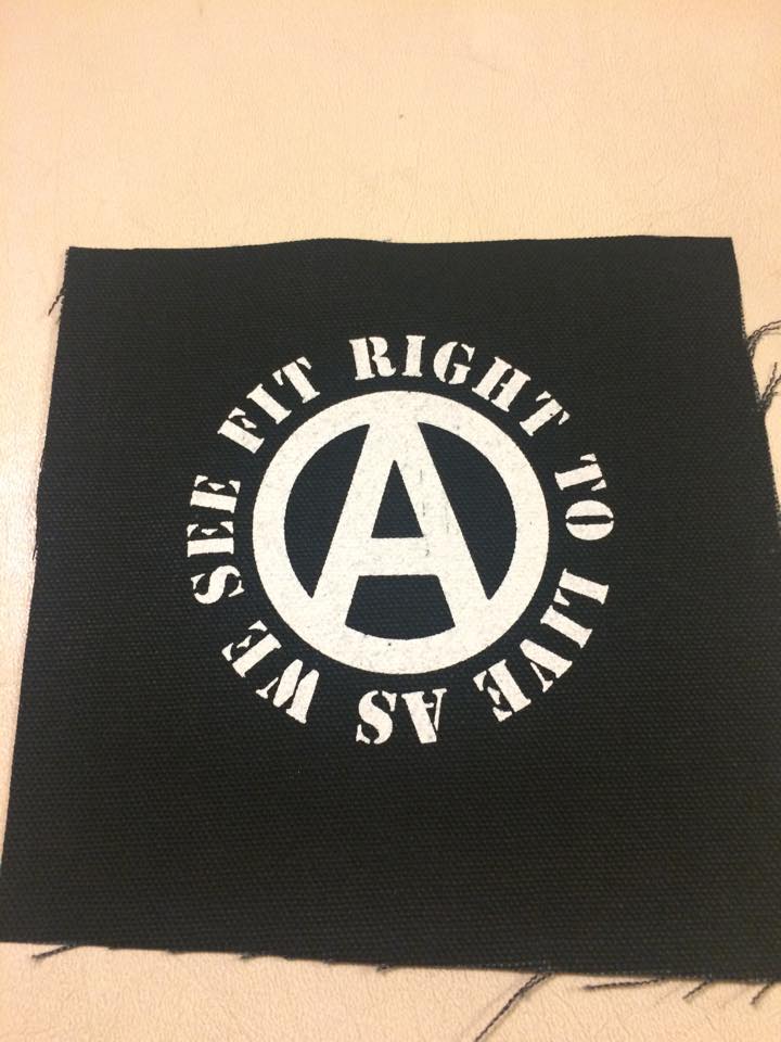 Right to live as we see fit cloth patch on storenvy