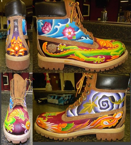 custom timberland boots