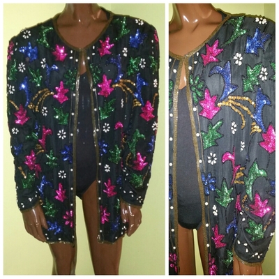 Jakellin designs sequin blazer 
