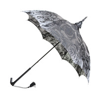 08022. Pagoda Umbrella / Rose Jacquard Fabric - Thumbnail 1