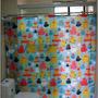 Colorful Duckling Design 1.8x1.8m Waterproof Shower Curtain Set - Thumbnail 1
