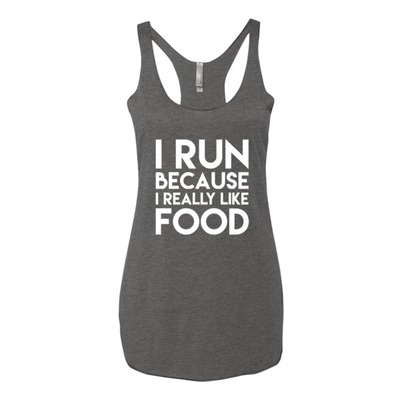 I really like food women's tank top