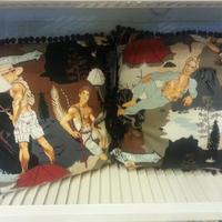 Pin up male Campers Decorative Pillow - Thumbnail 1