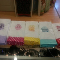 Kitchen Sass Collection: Give me some Sugah  Embroidered Kitchen Towel  In Lilac Polka Dot - Thumbnail 4