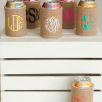 Burlap Coozie