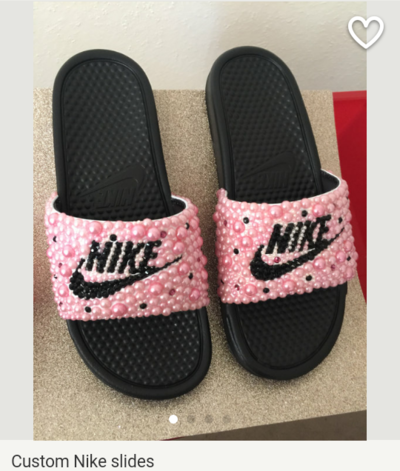 Custom Made Nike Slippers 