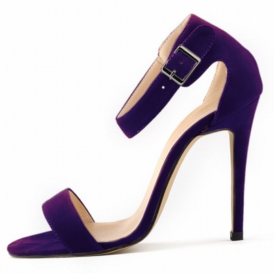 Sexy Suede High Heel Peep-Toe Sandals