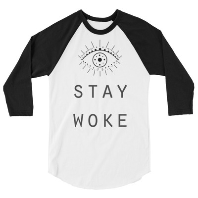 Stay woke - unisex raglan