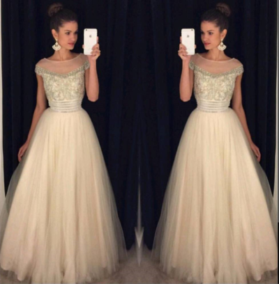 Charming Custom Made Long Prom Dress,Evening Dress,Prom Dresses,BG158