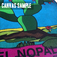 Canvas 8x10" La Garza Loteria Card Stretched And Ready to Hang - Mexican Bingo Art Print - Thumbnail 3
