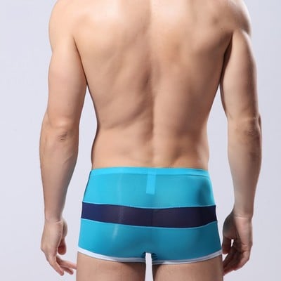 3pk ciokicx men's sexy underwear transparent ice silk quick-drying boxer briefs underpants #b010