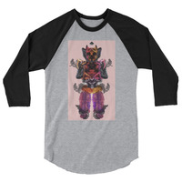 Grizzly Wizard - Unisex Raglan - Thumbnail 5