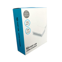 60W 10-Port USB Wall Charger For Cell Phones & Tablets - Thumbnail 4