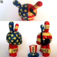 5" USA flag vintage dunny - Thumbnail 2