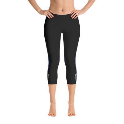 ENERGIZE - Blue Moon  “Black with Energize” Capris