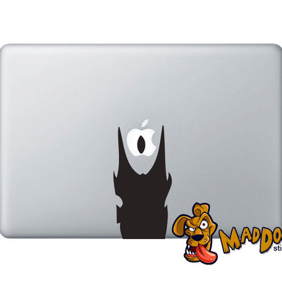 Dark tower of mordor lotr macbook decal sticker m0003
