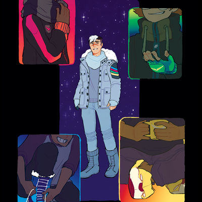 Winter warriors print