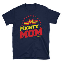 Mother's Day Mighty Mom Unisex T-Shirt - Thumbnail 1