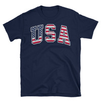 USA Unisex T-Shirt - Thumbnail 1